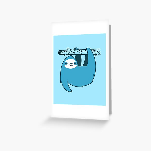 Sloth on a Branch Greeting Card