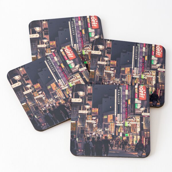 Item preview, Tokyo City Street at Night designed and sold by donnuuhhh.
