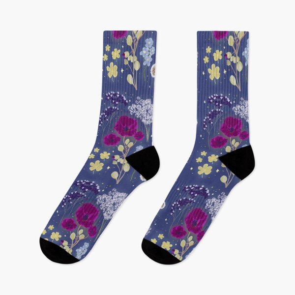 Item preview, Summer Flowers Stars in the Blue Sky designed and sold by rebecca-prints.