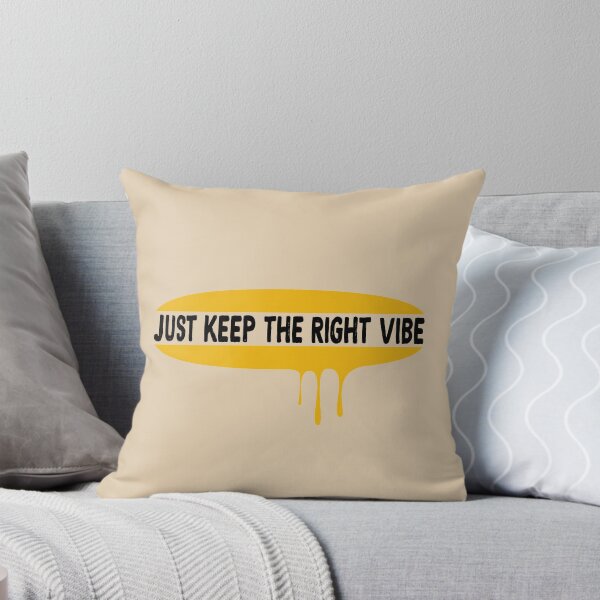 Item preview, Just Keep The Right Vibe designed and sold by EvilSheet.