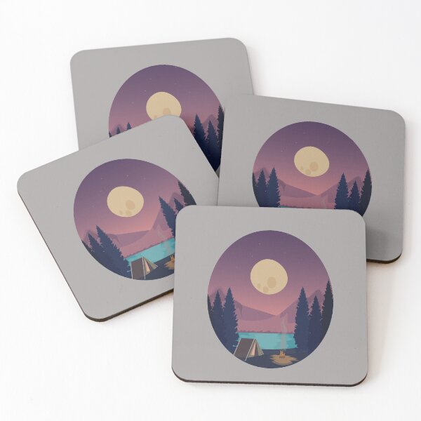 Item preview, Camping Under The Moon designed and sold by samah82.