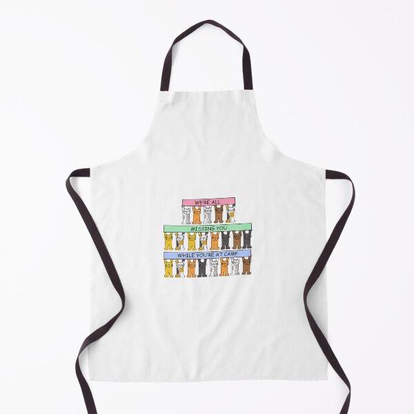 Item preview, Missing You While You are at Camp Cartoon Cats designed and sold by KateTaylor.