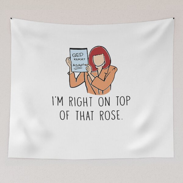 Item preview, QED Report ASAP I’m Right On Top Of That Rose , Designer designed and sold by BRANDONPRY1.