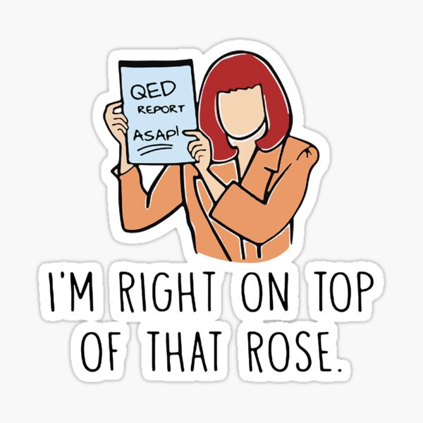 Item preview, QED Report ASAP I’m Right On Top Of That Rose , Designer designed and sold by BRANDONPRY1.