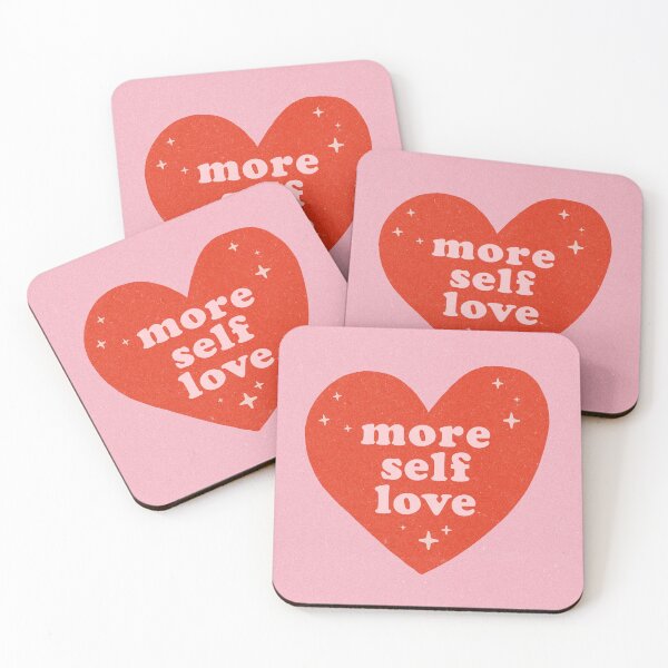 Item preview, More Self Love {Pretty in Pink & Retro Red) designed and sold by TheLoveShop.