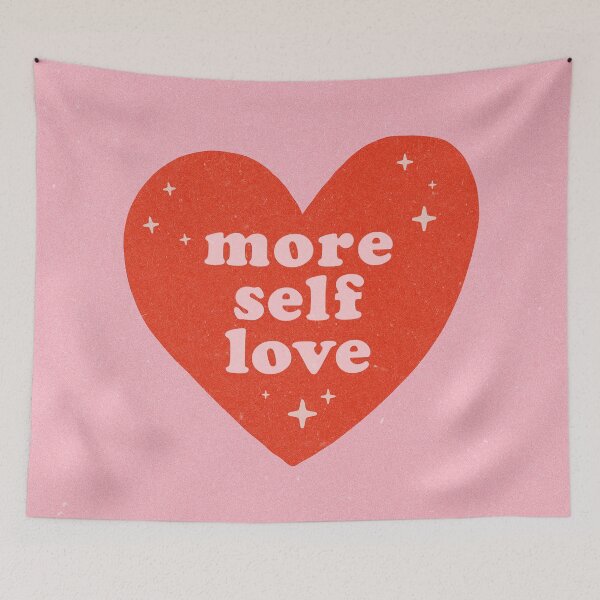 Item preview, More Self Love {Pretty in Pink & Retro Red) designed and sold by TheLoveShop.