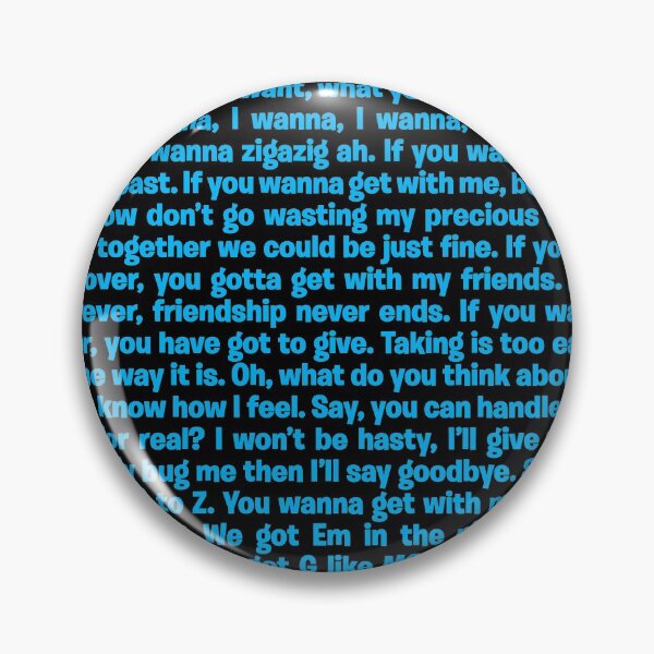 Item preview, Wannabe - Spice Girls (lyrics) v.7 designed and sold by x1brett.