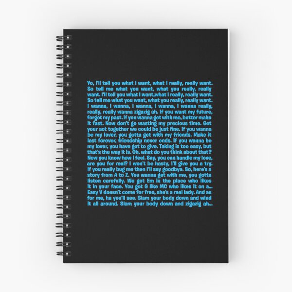 Item preview, Wannabe - Spice Girls (lyrics) v.7 designed and sold by x1brett.