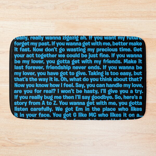Item preview, Wannabe - Spice Girls (lyrics) v.7 designed and sold by x1brett.