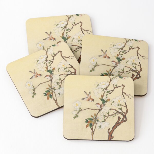 Item preview, Korean traditional painting minhwa: Birds and flowers designed and sold by ezsomc.