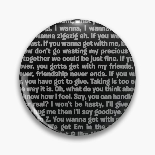 Item preview, Wannabe - Spice Girls (lyrics) v.9 designed and sold by x1brett.
