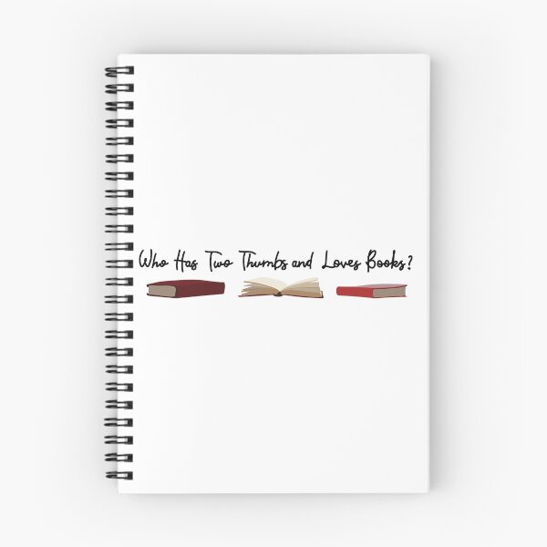 Item preview, Who Has Two Thumbs and Loves Books? designed and sold by MissBennett.