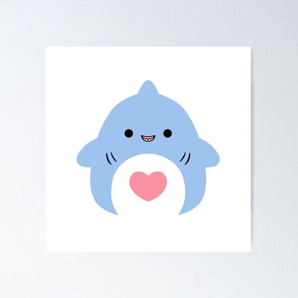 Item preview, Rey The Valentines Shark designed and sold by NatashaMiaow.