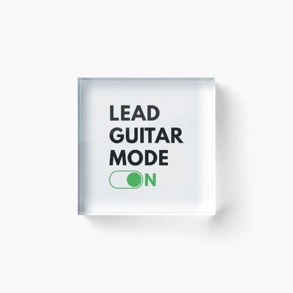 Item preview, Lead Guitar Mode On Light Theme designed and sold by nightsworthy.