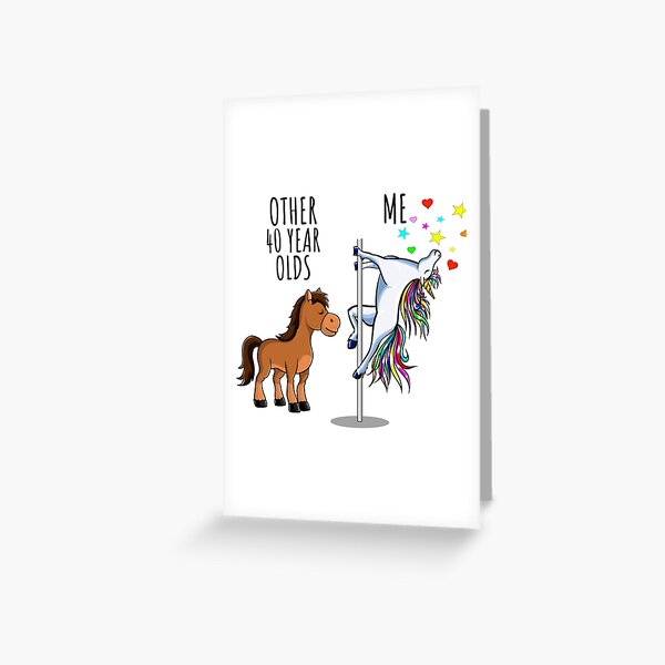 Item preview, Unicorn 40 Year Olds Other Me Funny 40th Birthday Gift for Women Her Sister Mom Coworker Girl Friend designed and sold by FunnyGiftIdeas.