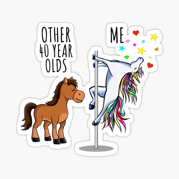 Item preview, Unicorn 40 Year Olds Other Me Funny 40th Birthday Gift for Women Her Sister Mom Coworker Girl Friend designed and sold by FunnyGiftIdeas.
