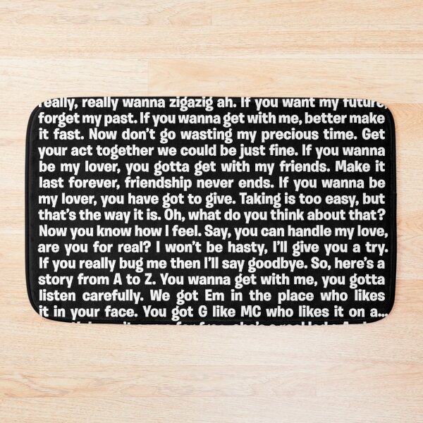 Item preview, Wannabe - Spice Girls (lyrics) v.10 designed and sold by x1brett.