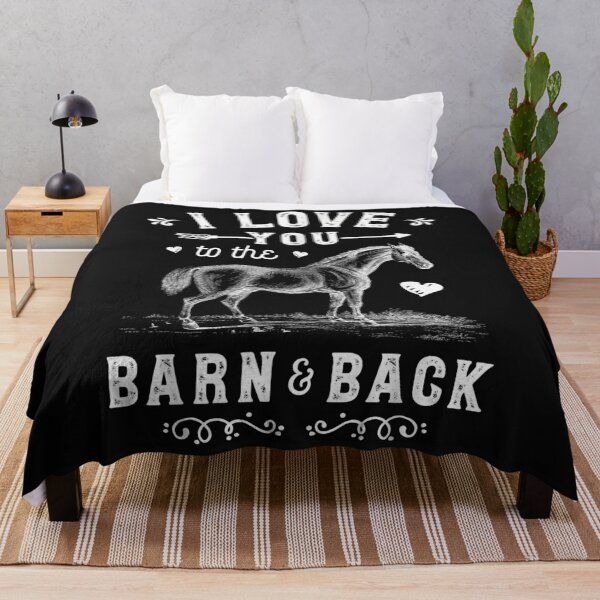 Item preview, I Love You To The Barn And Back Horse Girl Horseback Riding designed and sold by Vignette2323.