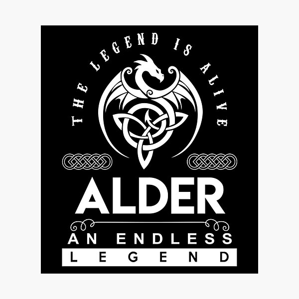 Artikelvorschau, Alder Name T Shirt - Alder The Legend Is Alive - Ein endloses Legenden-Geschenkartikel-T-Shirt entworfen und verkauft von enstacee75.