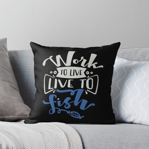 Item preview, Work to Live Live to Fish designed and sold by FOX1999-Design.