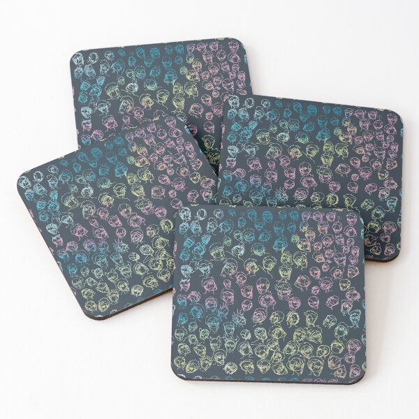 Item preview, Human Head Quick Sketch Pattern - Colorful designed and sold by Chubuter.
