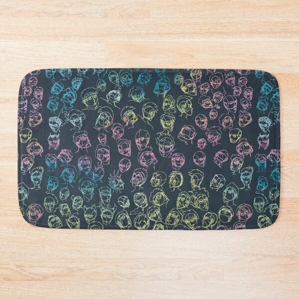 Item preview, Human Head Quick Sketch Pattern - Colorful designed and sold by Chubuter.