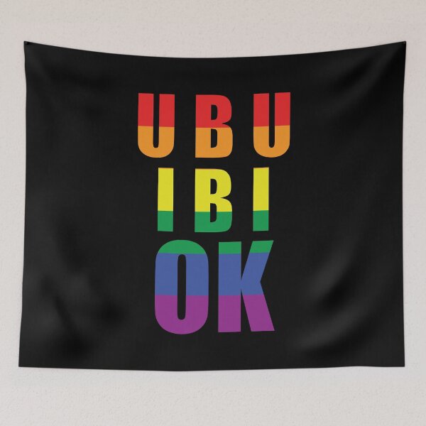 Item preview, UBU IBI OK : You be You and I Be I OK, Gay Pride, lets live together in harmony designed and sold by MondaysChild.