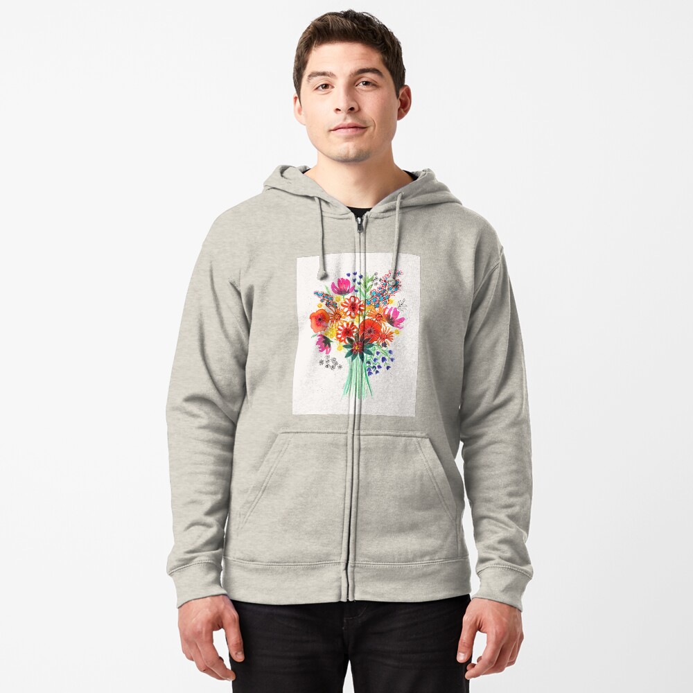Item preview, Zipped Hoodie designed and sold by RanitasArt.