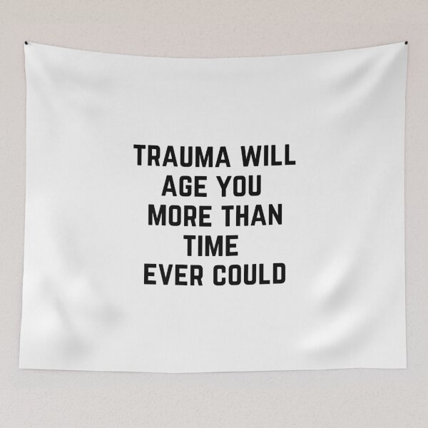 Item preview, Trauma will age you more than time ever could | BOSS BABE | GIRL BOSS | B designed and sold by CreativeBlink.