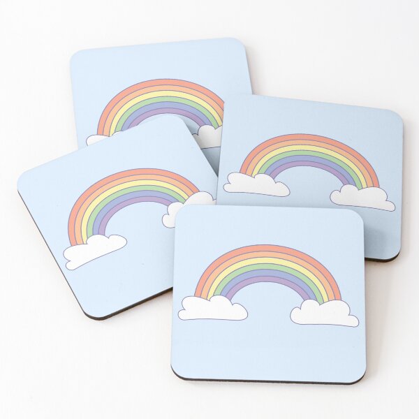 Artikelvorschau, Regenbogen-Design-Illustration (umrissen) - weiche Farben entworfen und verkauft von HJacka.