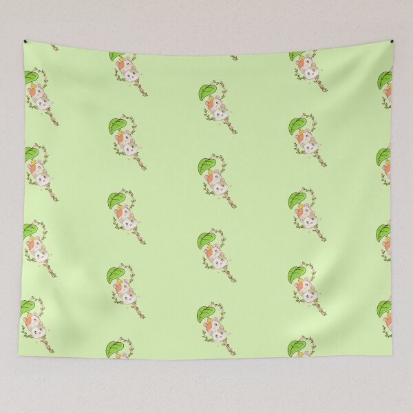 Item preview, Cute hamster dango with flowers and leaves designed and sold by Shalu  Elysian.