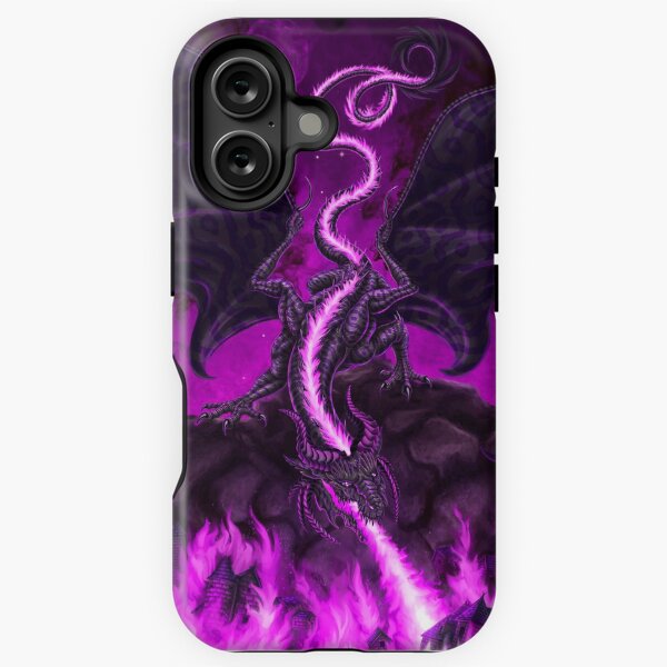 Aperçu de l'œuvre Dragon de Feu - Violet et Noir créée et vendue par Abysm Internal.