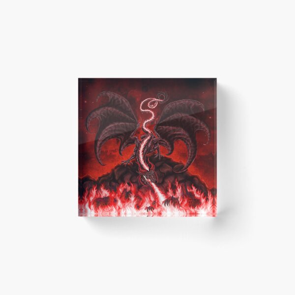 Item preview, Fire Dragon - Red and White designed and sold by Abysm Internal.
