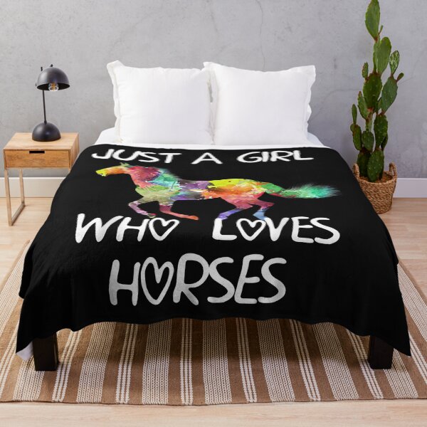 Item preview, Just A Girl Who Loves Horses Cute Design Beautiful Horse designed and sold by Vignette2323.