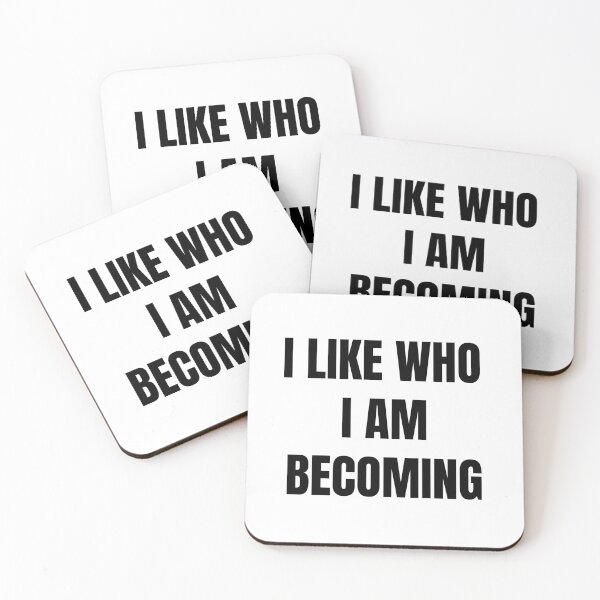 Item preview, I LIKE WHO I AM BECOMING | BOSS BABE | GIRL BOSS | B designed and sold by CreativeBlink.