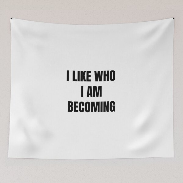 Item preview, I LIKE WHO I AM BECOMING | BOSS BABE | GIRL BOSS | B designed and sold by CreativeBlink.
