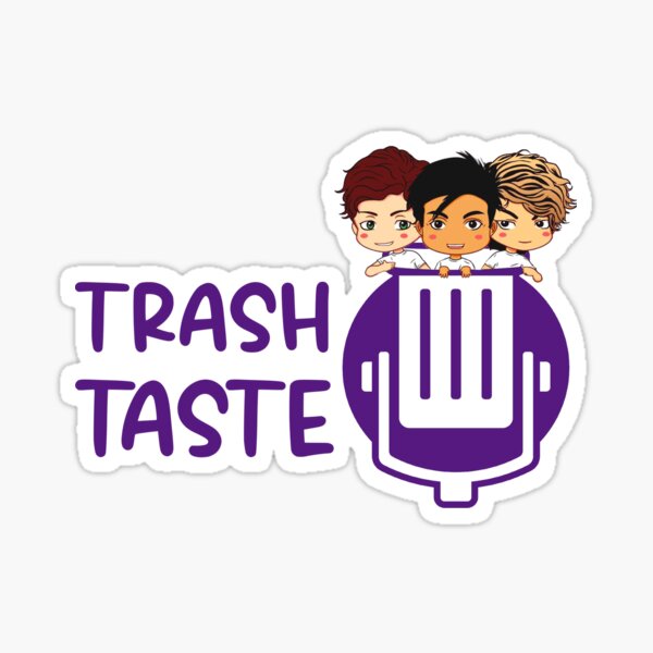 trash taste  Sticker