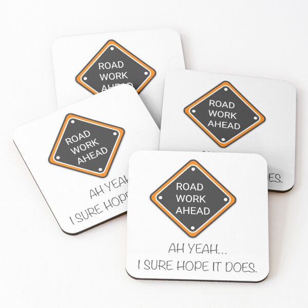 Item preview, Road Work Ahead Sign designed and sold by Almusawwir.