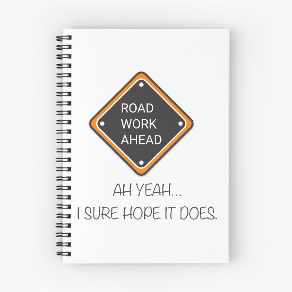 Item preview, Road Work Ahead Sign designed and sold by Almusawwir.