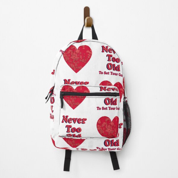 Item preview, Never Too Old To Set Your Goals designed and sold by Bizybeetabzy.