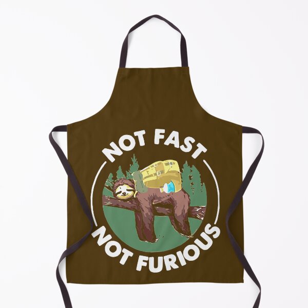Item preview, Not Fast Not Furious Sloth Camping Funny Gift designed and sold by JaniceRuthArts.