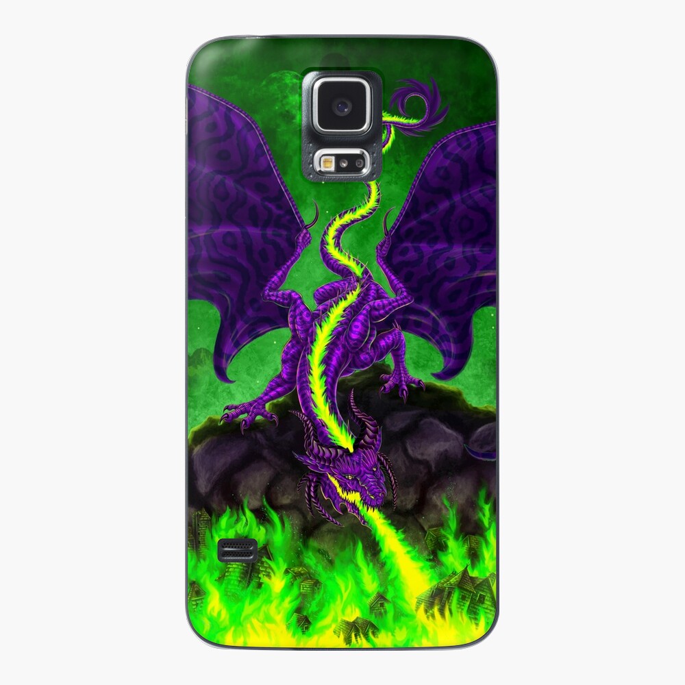 A4 Print - Galaxy Dragon Purple - swinis-place