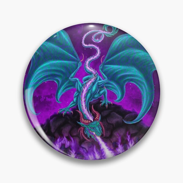 Item preview, Fire Dragon - Veal and Purple designed and sold by Abysm Internal.