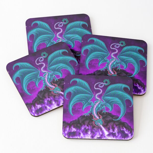 Item preview, Fire Dragon - Veal and Purple designed and sold by Abysm Internal.
