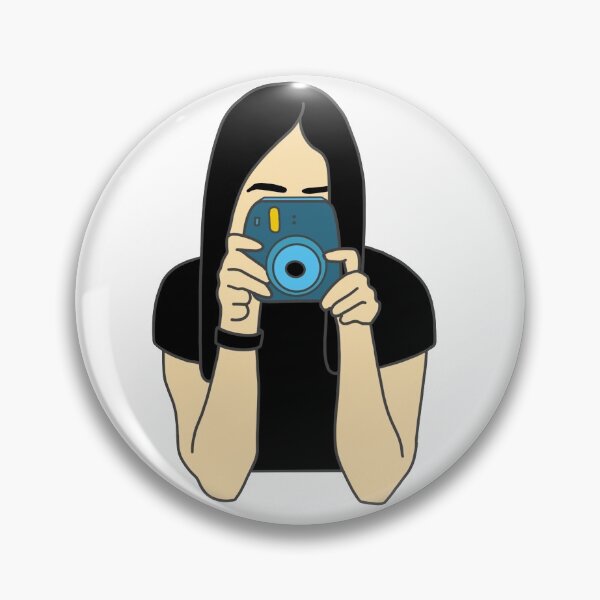 Item preview, photography woman camera designed and sold by sarahisdrawing.