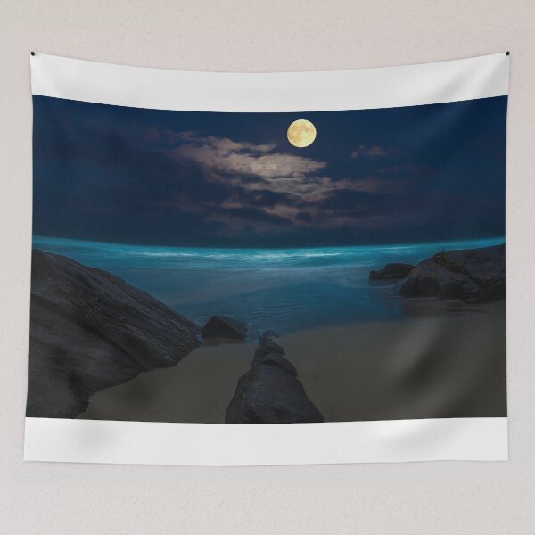 Item preview, Full moon over the sea  designed and sold by bellalosin.