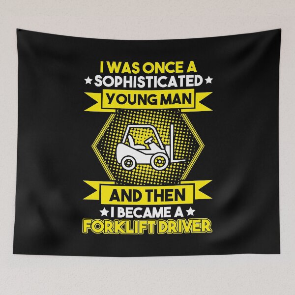 Item preview, Forklift Operator Forklift Driver Forklift Truck designed and sold by Krautshirts.