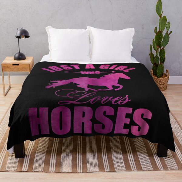Item preview, Just A Girl Who Loves Horses Watercolor Horse shirt designed and sold by Vignette2323.