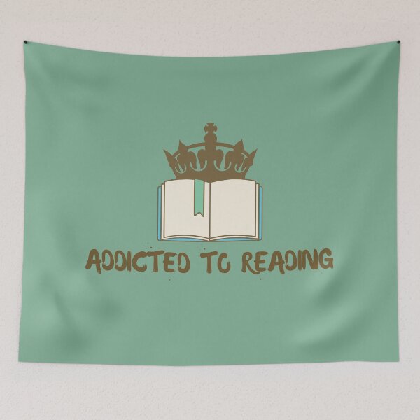 Item preview, addicted to reading design for book lovers, birthday gift for students & book lovers. designed and sold by Decconer.