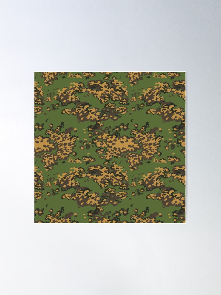 Russian Woodland Camouflage Pattern Poster for Sale by emporiumwa